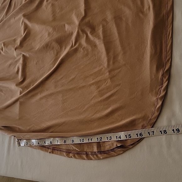 Ninexis Size S Camel Colored Maxi Skirt, Curved Hemline, NEW with Tag - Picture 11 of 16